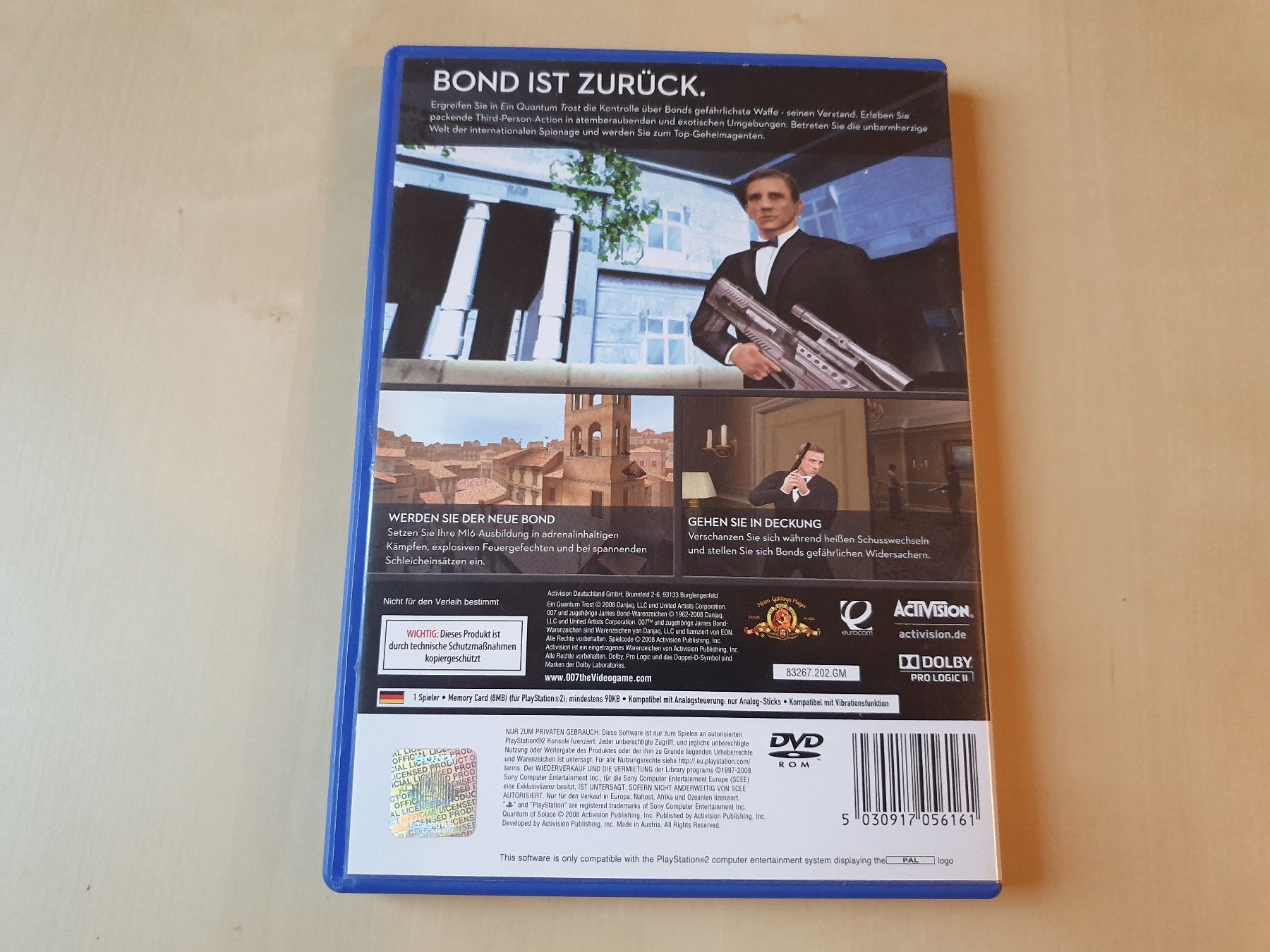 Sony Spiele: 007 ein Quantum Trost – Gebraucht aus Stansstad von collectorsshop 1