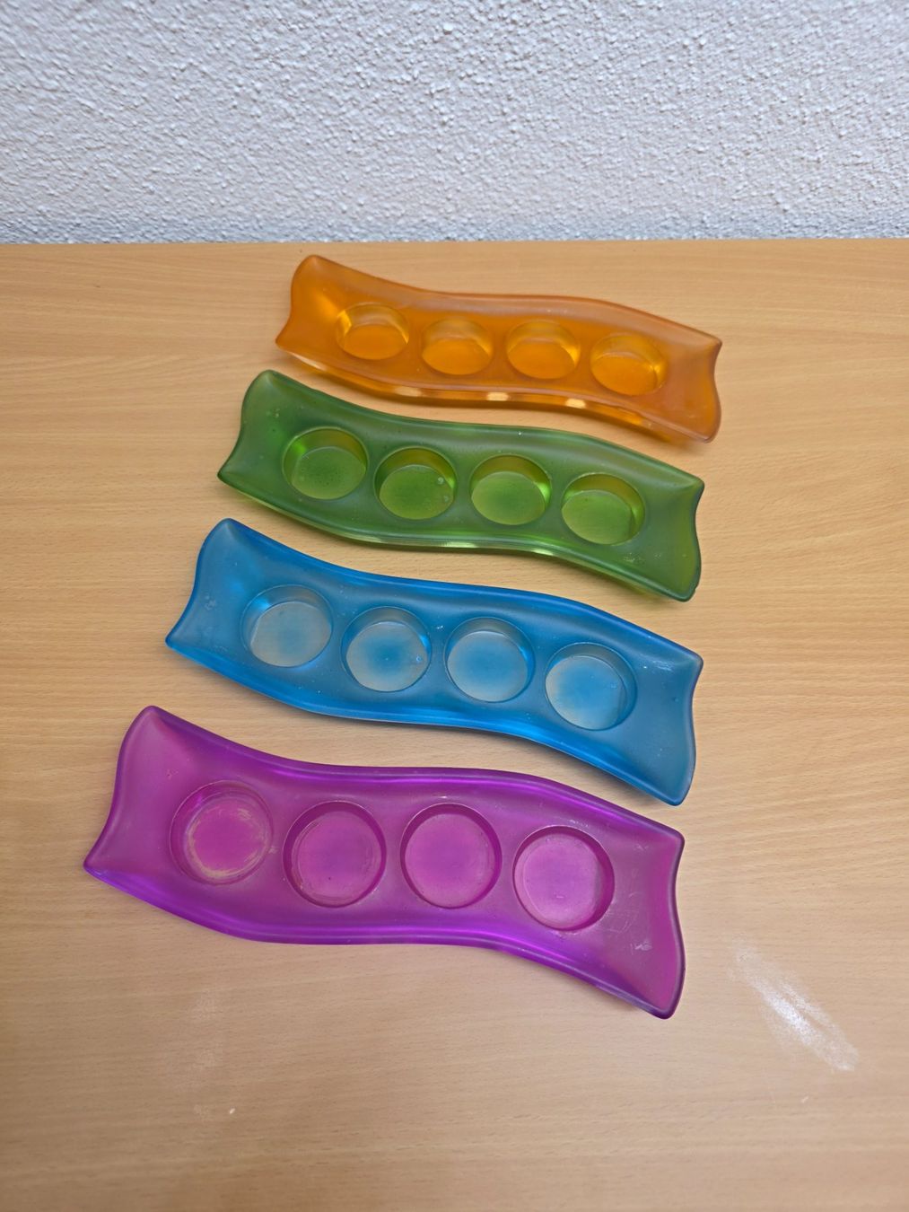 Kerzenständer: Teelichthalter aus Glas (4 Stk) – Gebraucht aus Nebikon von Japostyle