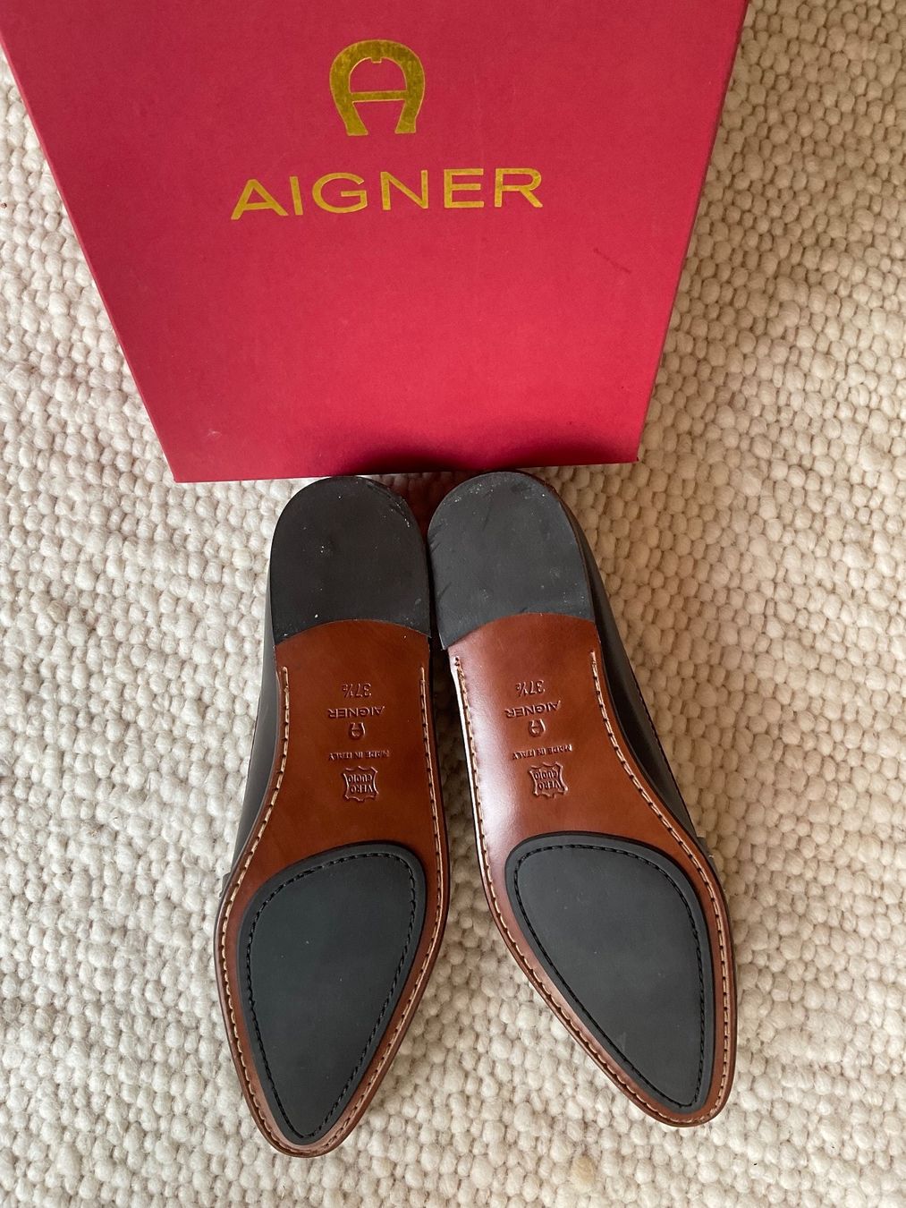 Aigner Damenschuhe: AIGNER LOAFER SLIPPER NP 409,- CHF ECHT LEDER – Neu und originalverpackt aus Scuol von Lotus2020 6