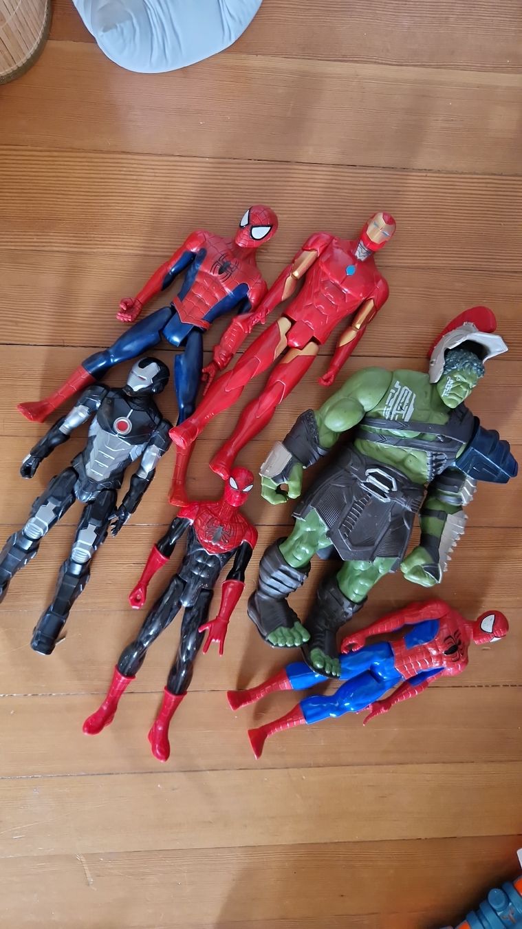 Marvel Figuren: Marvel / Spiderman / Ironman / Hulk Set ab 1Fr!!! – Gebraucht aus Thayngen von Misanthrop01