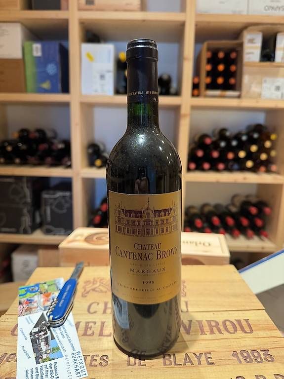 Wein: Chateau Cantenac Brown 1998 – Gebraucht aus Porza von Marti24