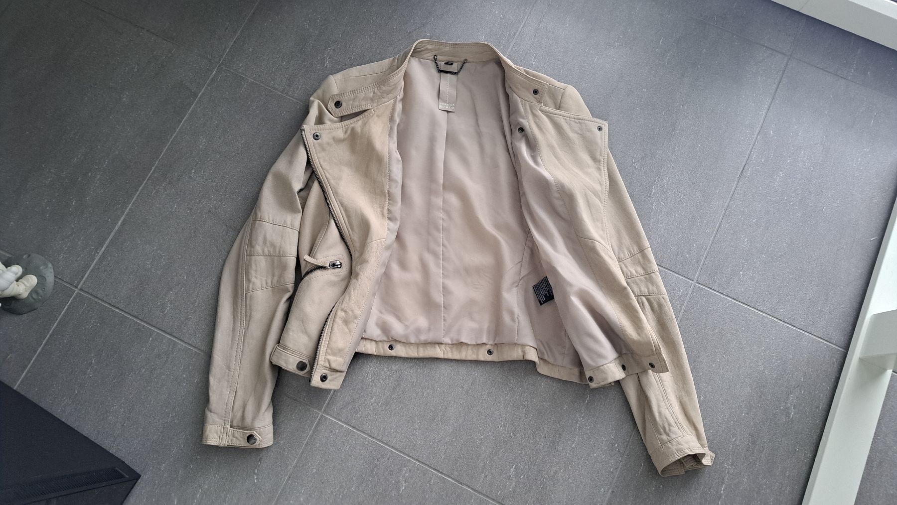 C&A Giacche: beige Lamb Nappa Leather / Lederjacke Gr. 40 – Nuovo (secondo la descrizione) da Winterthur venduto da Dream_of 1