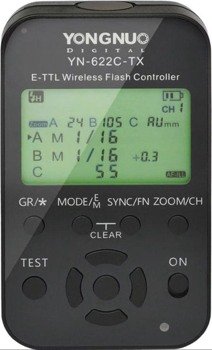Yongnuo Fernbedienungen: Yongnuo YN-622C-TX i-TTL Wireless Flash Controller – Neu und originalverpackt aus Basel von tniederlaender