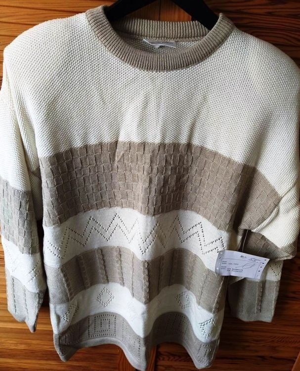 Maglioni & Felpe: Pullover in Beige gestreift - Grösse M - – Nuovo e nell'imballaggio originale da Zürich venduto da -italo- 5