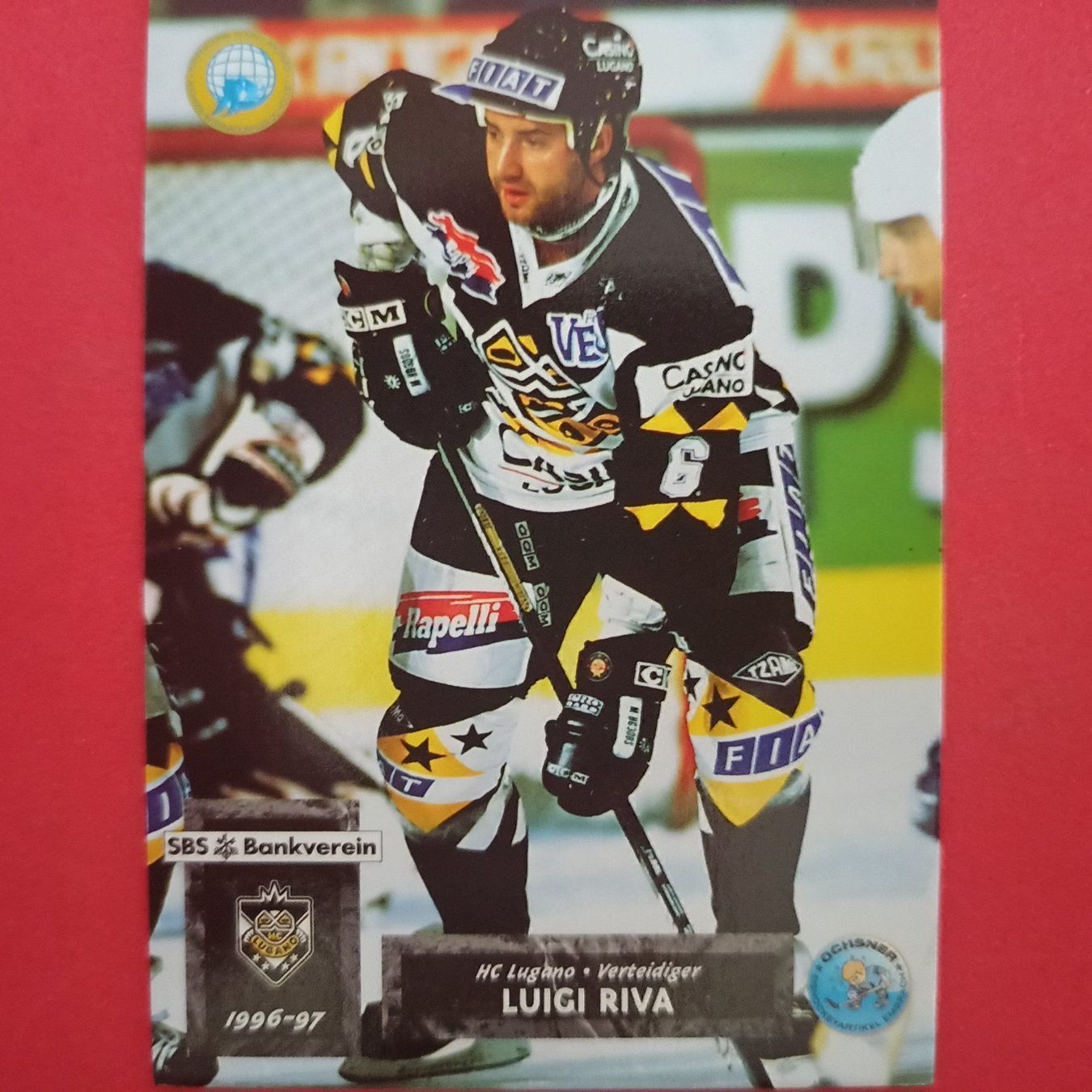 Carte collezionabili: Luigi Riva - HC LUGANO - 1996/97 – Usato da Dübendorf venduto da kb86_MOVIE