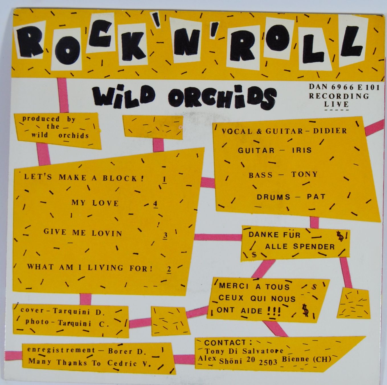 Vinyles: CH-EP: WILD ORCHIDS - Let's Make A Block – Neuf (Voir description) à Frenkendorf par Yard-Sale-2000 1