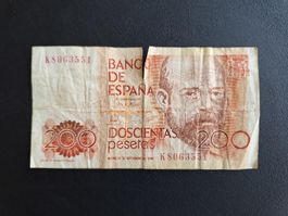 Spanien 200 Pesetas