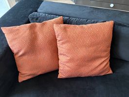 2 Sofakissen von Pfister 45 x 45