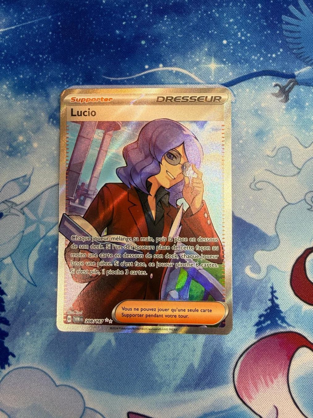 Pokémon Carte collezionabili: Lucio FA - TWM 208 FR – Nuovo (secondo la descrizione) da Courgenay venduto da ScamBoxOff