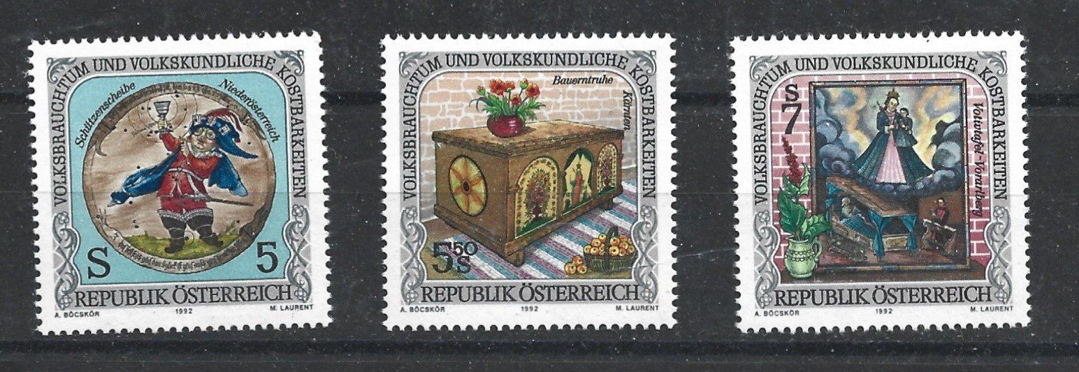 Tutti i francobolli: 1992 Österreich – Nuovo (secondo la descrizione) da Trübbach venduto da Sammer51