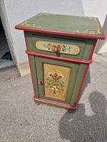 Nachttisch bemalt Landhausstil vintage  Schublade ❤️ schön