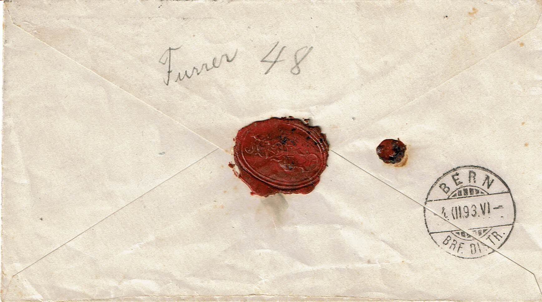 Tutti i francobolli: Lettre Reichpost recommandée de Rostock pour Bern – Usato da Neuchâtel venduto da yacamoto 1