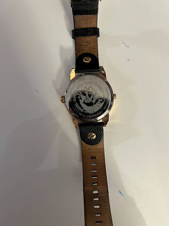 Orologi: Diesel Armbanduhr ( Bronze & schwarzes Lederarmband ) – Usato da Küttigen venduto da mar_l2mv 1