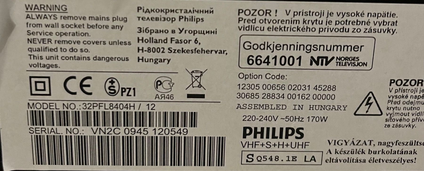 Philips Fernseher: Philips Fernseher ca. 32 Zoll mit Abilight – Gebraucht aus Fislisbach von Kristina000 1