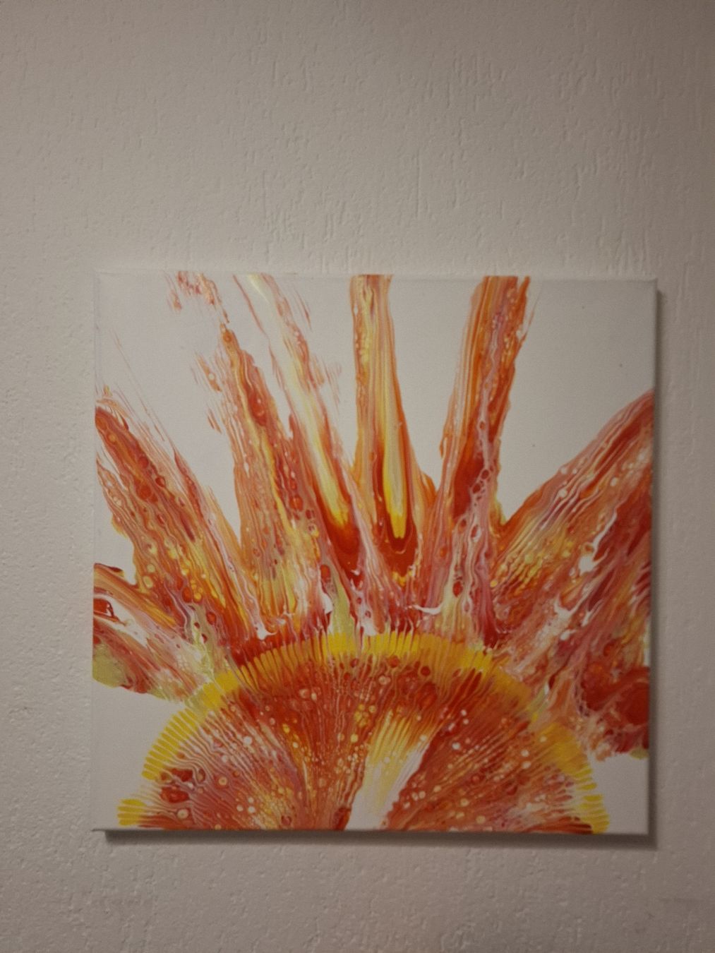 Foto & Immagini: Abstraktes Acrylbild "Sonnenaufgang" – Nuovo (secondo la descrizione) da Fischbach-Göslikon venduto da Rainbow88