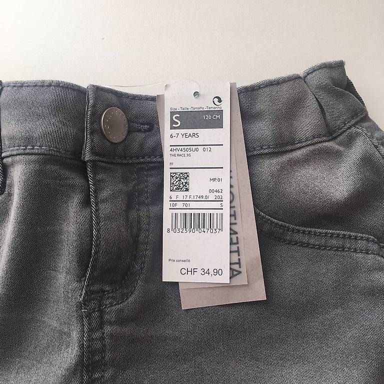 Benetton Vestiti & Gonne: Benetton jupe jean 6/7 ans – Nuovo e nell'imballaggio originale da Geneve venduto da maremonte 3