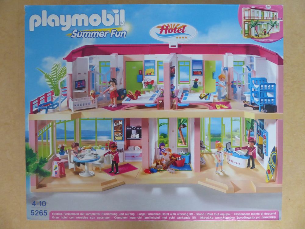 Playmobil hotel hot sale set