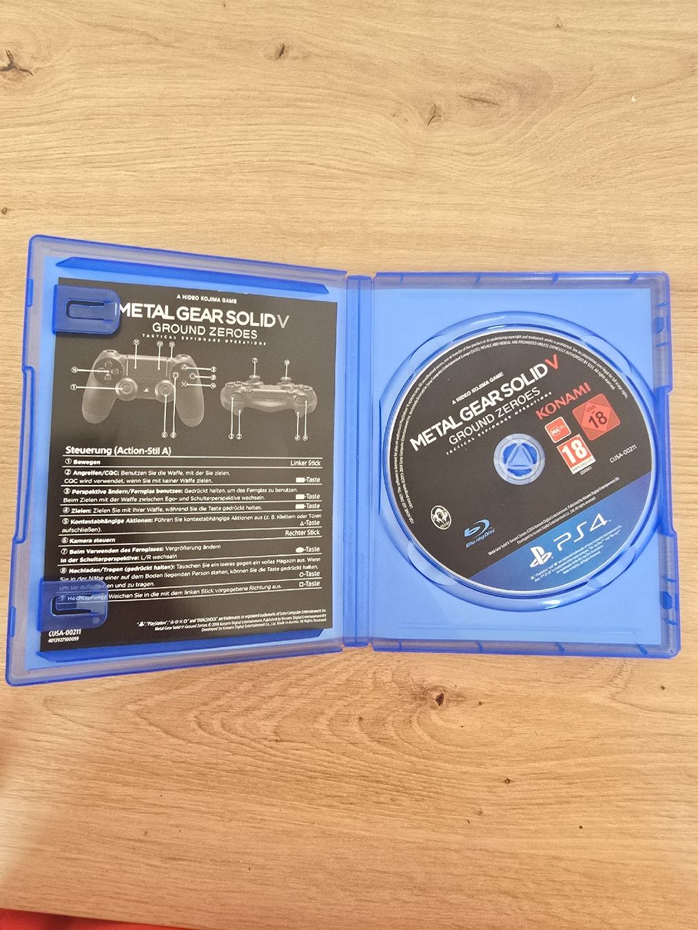 Sony Giochi: Metal Gear Solid V Ground Zeroes PS4 – Usato da Chur venduto da 1996hiphop 2