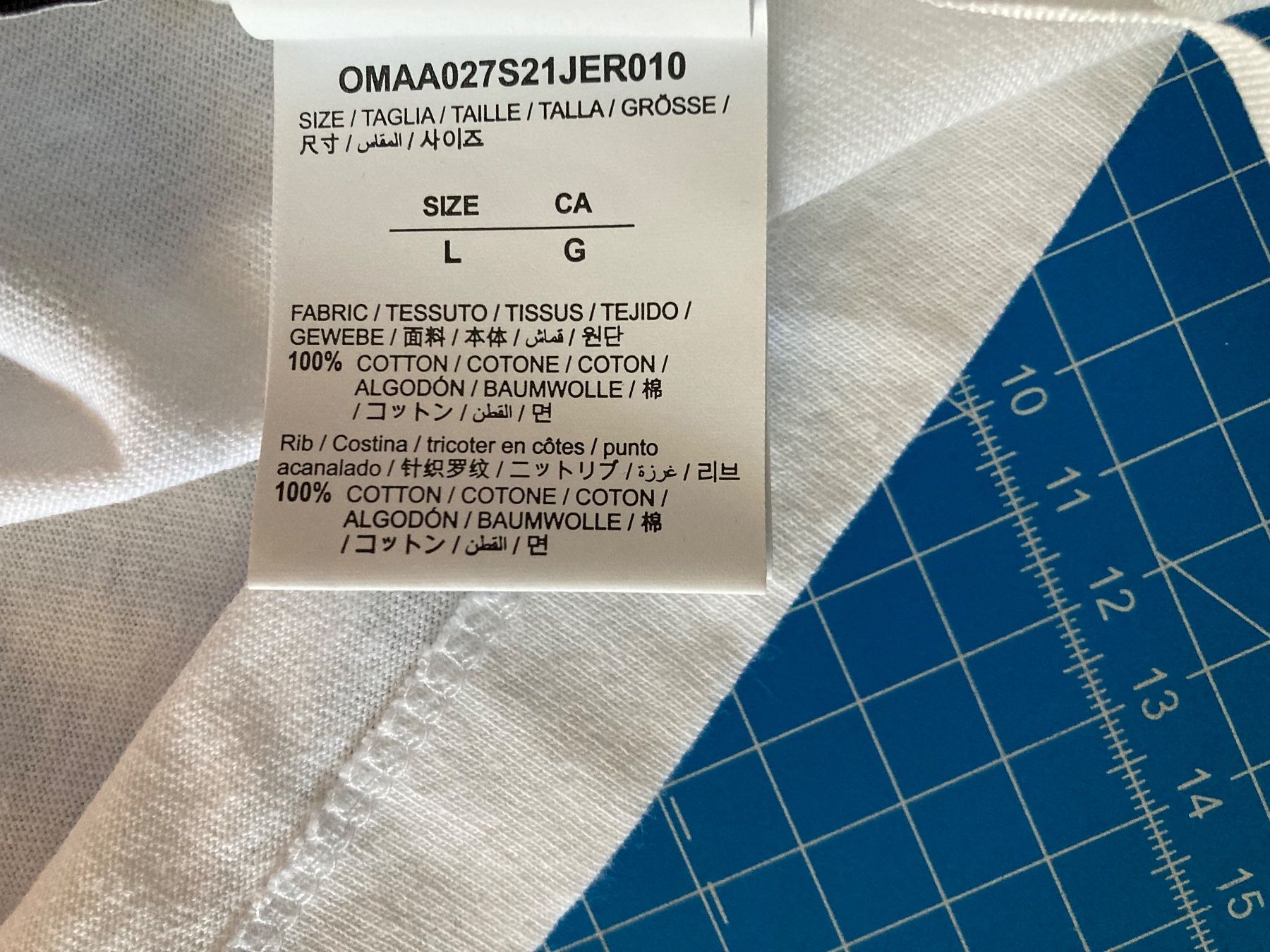 Off-White T-shirt: Off-White · Sprayed Caravaggio · White · L – Usato da Monthey venduto da la_hora_cero 7