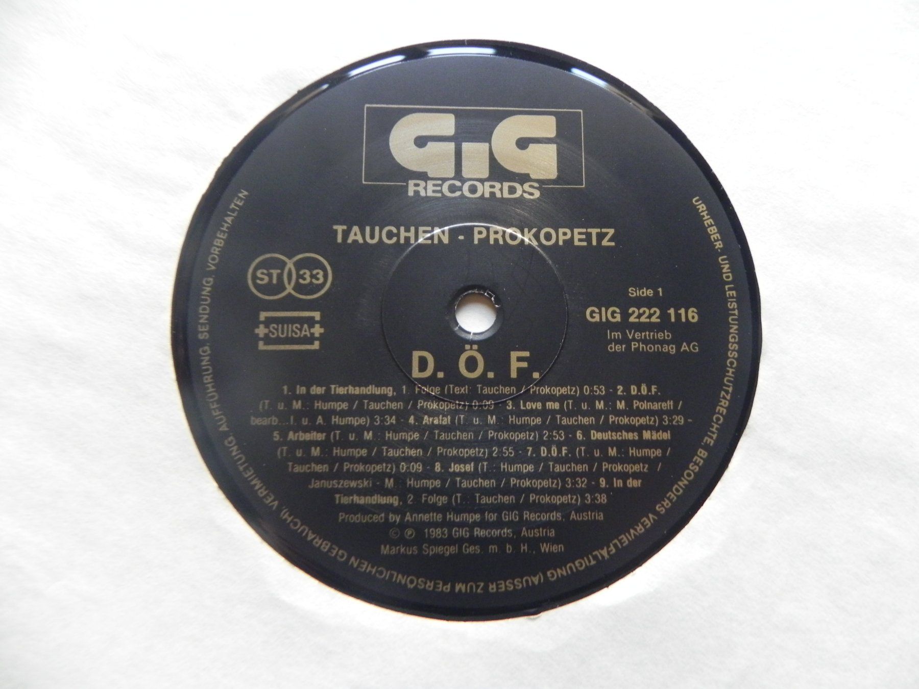 Dischi in vinile: LP Deutsch Ostereich Döf 1983 mit Hit Codo aus der Ferne ... – Usato da Siebnen venduto da krimsie 8