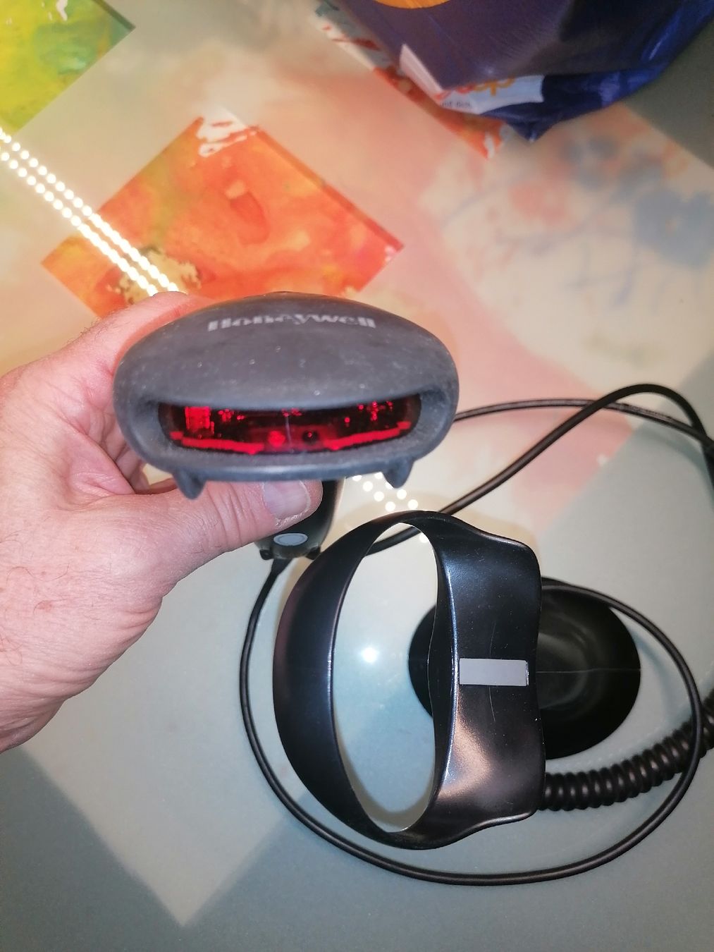 Honeywell Scanner: Scannzer mit Halterung Honeywell MS9540 – Usato da Pfäffikon ZH venduto da Gabriel64 2