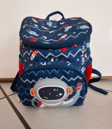 Kinder Rucksack, blau/rot, " Astronauten"
