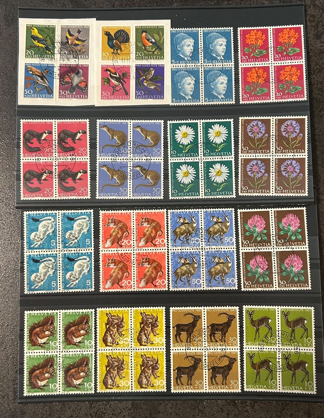 Tutti i francobolli: Kleines Lot div. Schweizer Briefmarken (5) – Usato da Reinach AG venduto da Polarstern1 1