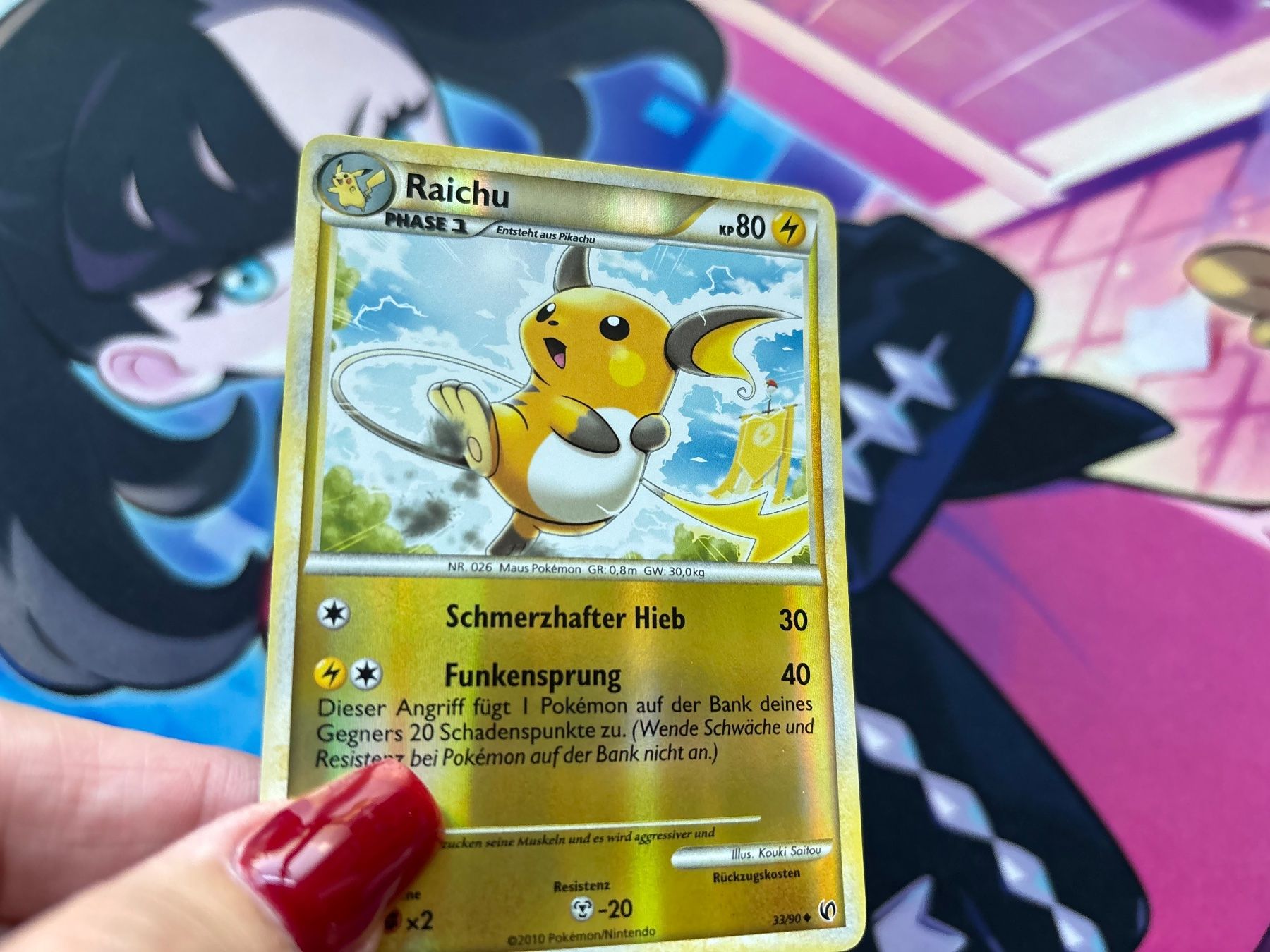 Pokémon Carte collezionabili: 2010 POKEMON Raichu Reverse Holo Undaunted 33 – Usato da Wilen (Sarnen) venduto da Seeungeheuer 1