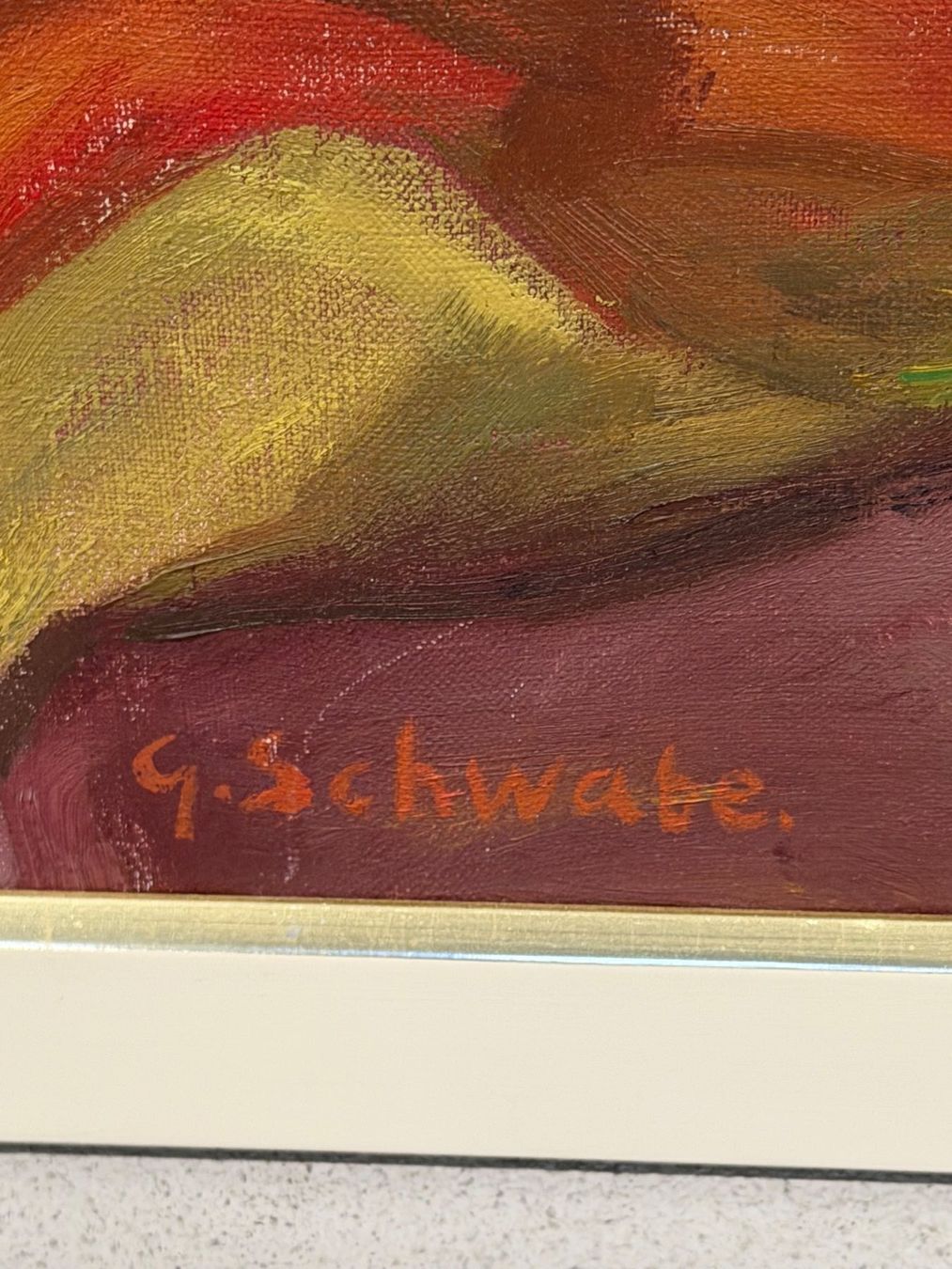 Dipinti: G. Schwabe Original Gemälde – Usato da Basel venduto da PAUL_ART 6