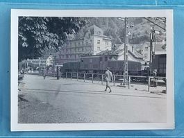 Flüelen - beim Bahnhof - Krokodil - Elektr. Lok. SBB - 1935