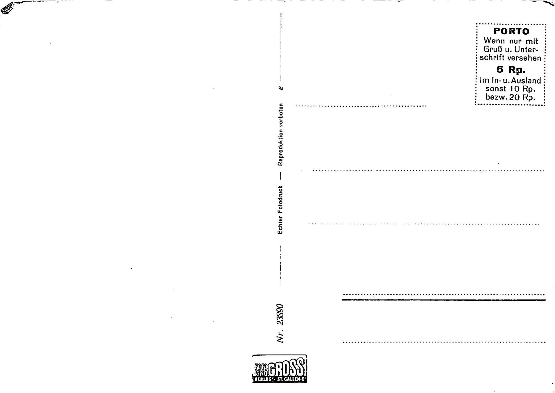 Ansichtskarten: Waldstatt mit Säntis – Gebraucht aus Ottikon b.Kemptth. von Neptun1974 1