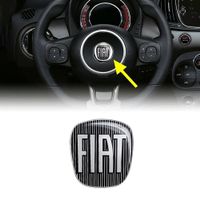 Fiat Ersatz Logo 3D Sticker für Lenkrad 43mm (Art. 14193)