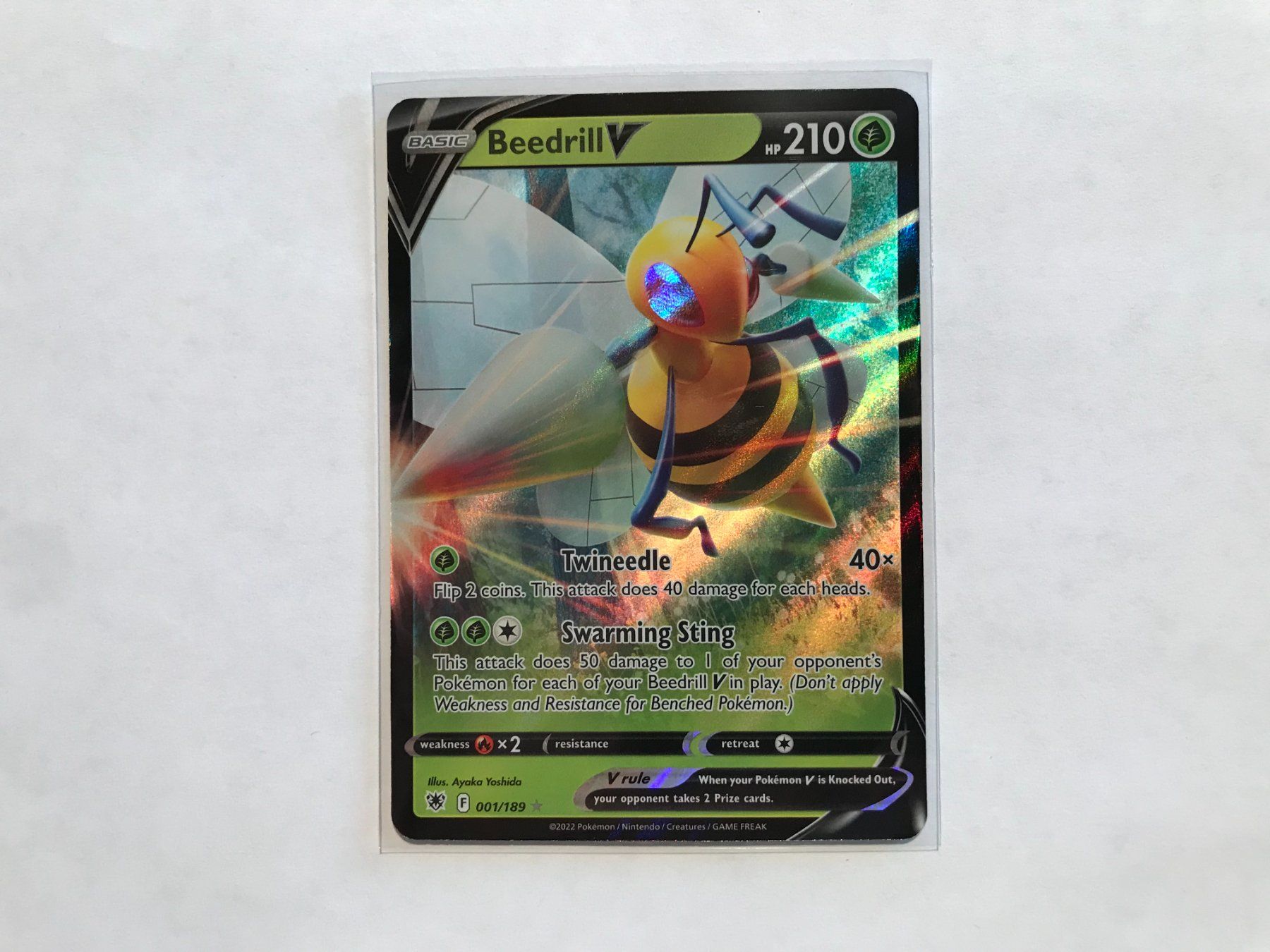 Pokémon Carte collezionabili: Beedrill V Astral Radiance EN – Nuovo (secondo la descrizione) da Hagendorn venduto da Pokecollectorch
