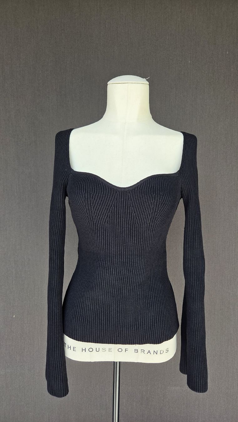 H&M Maglioni & Felpe: Schwarzer Rippenstrick Pullover von H&M in S – Nuovo (secondo la descrizione) da Kreuzlingen venduto da MeinKleinesAtelier