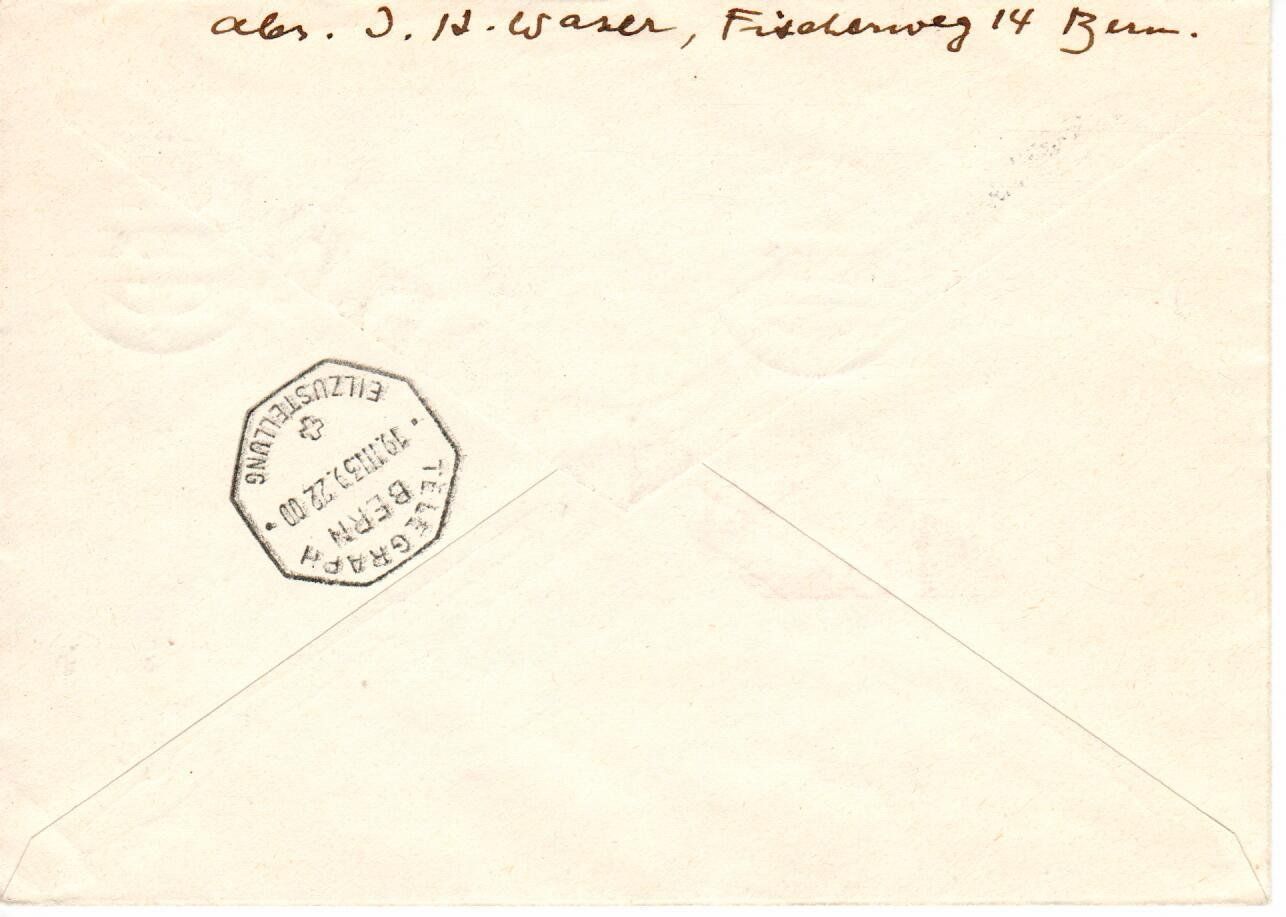 Tutti i francobolli: R - Express - Telegraph 1939 D / F / It. – Usato da Wolhusen venduto da Curver9 1