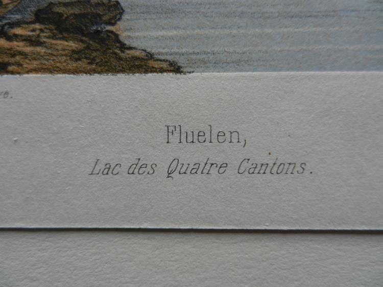 Gravures: Flüelen Vierwaldstättersee – D'occasion à Risch par Rischli15 3