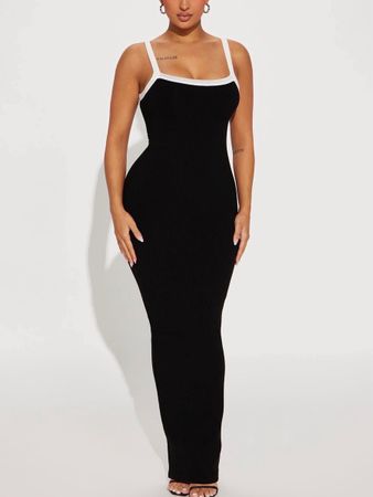 Damen Kleid schwarz Grösse S mit Trägern neu