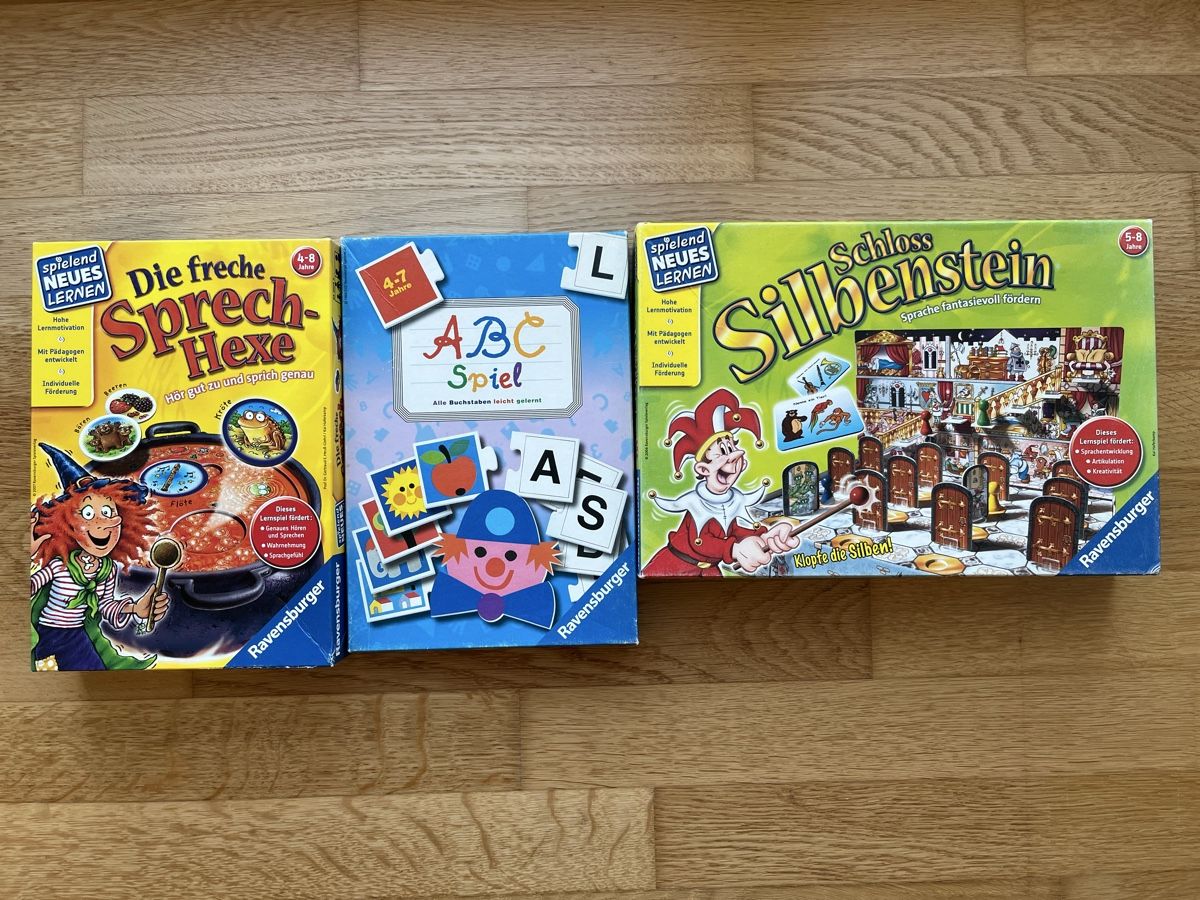 Spiele: 3 Lernspiele Deutsch – Gebraucht aus Zürich von yeti044