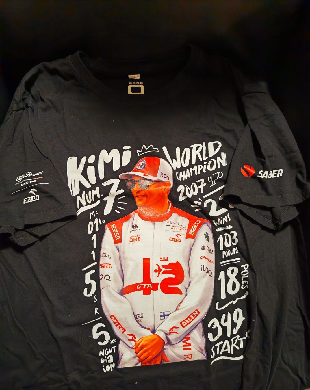 T-shirt: Kimi Räikkönen Shirt – Nuovo (secondo la descrizione) da Bürglen TG venduto da Samy.sousa. 2