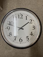 Horloge murale, design simple et rétro, diamètre 32 cm