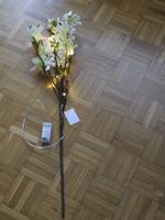 Kunstblumen Kirschblüten/ Lichterkette 80cm lang