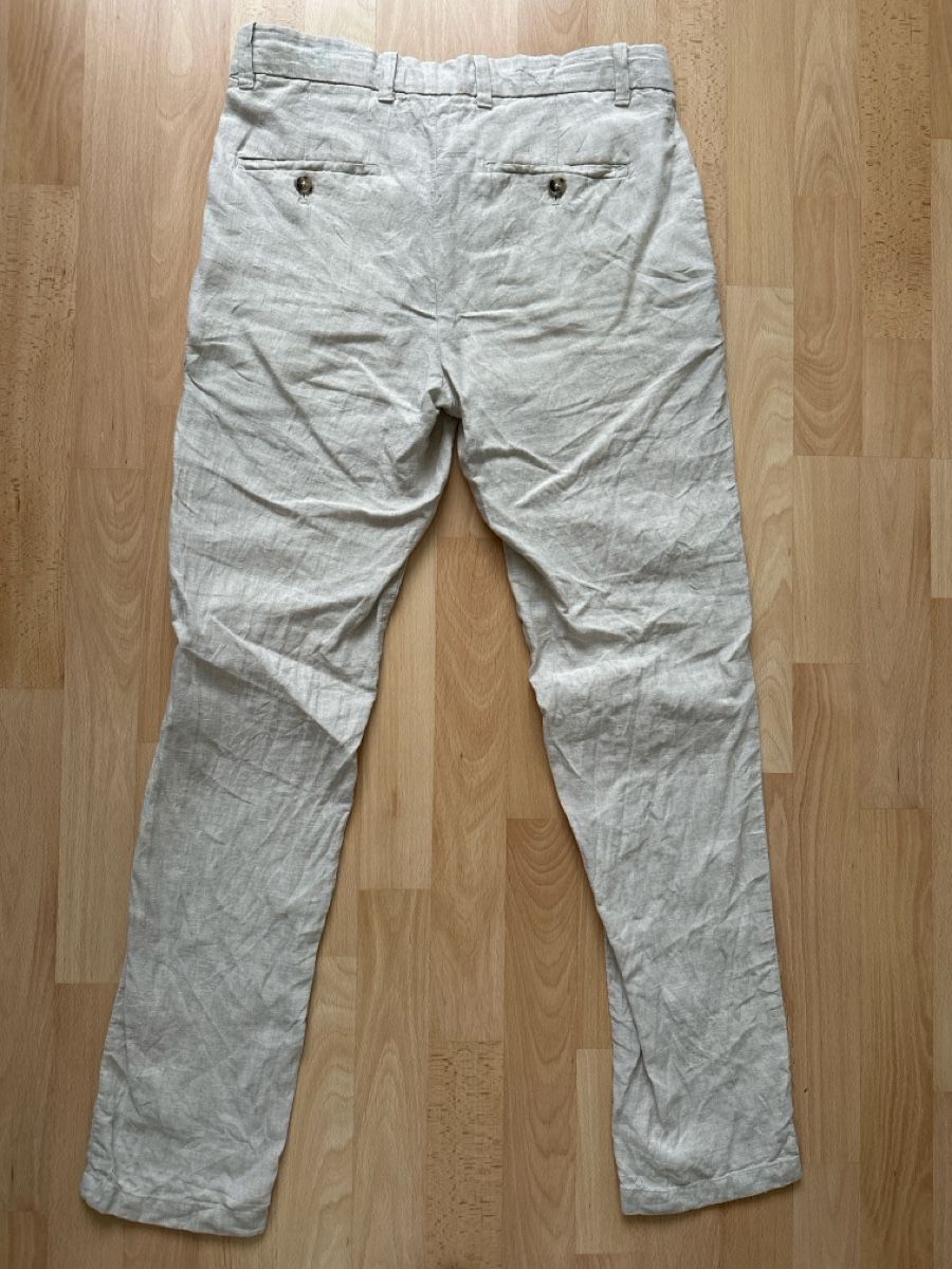 Mango Pantaloni: MNG Sommerhose Leinen Mango Grösse 38 beige – Usato da Buchs AG venduto da Dasmusstduhaben 2