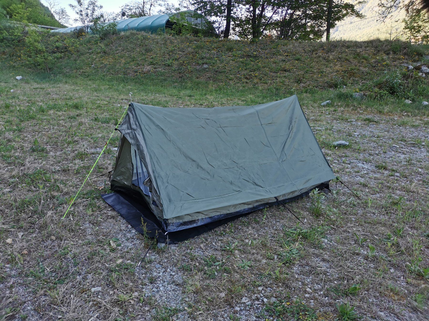 Schweizer Armee Tende : 2-er Zelt Minipack, oliv – Usato da Biasca venduto da foto84 3
