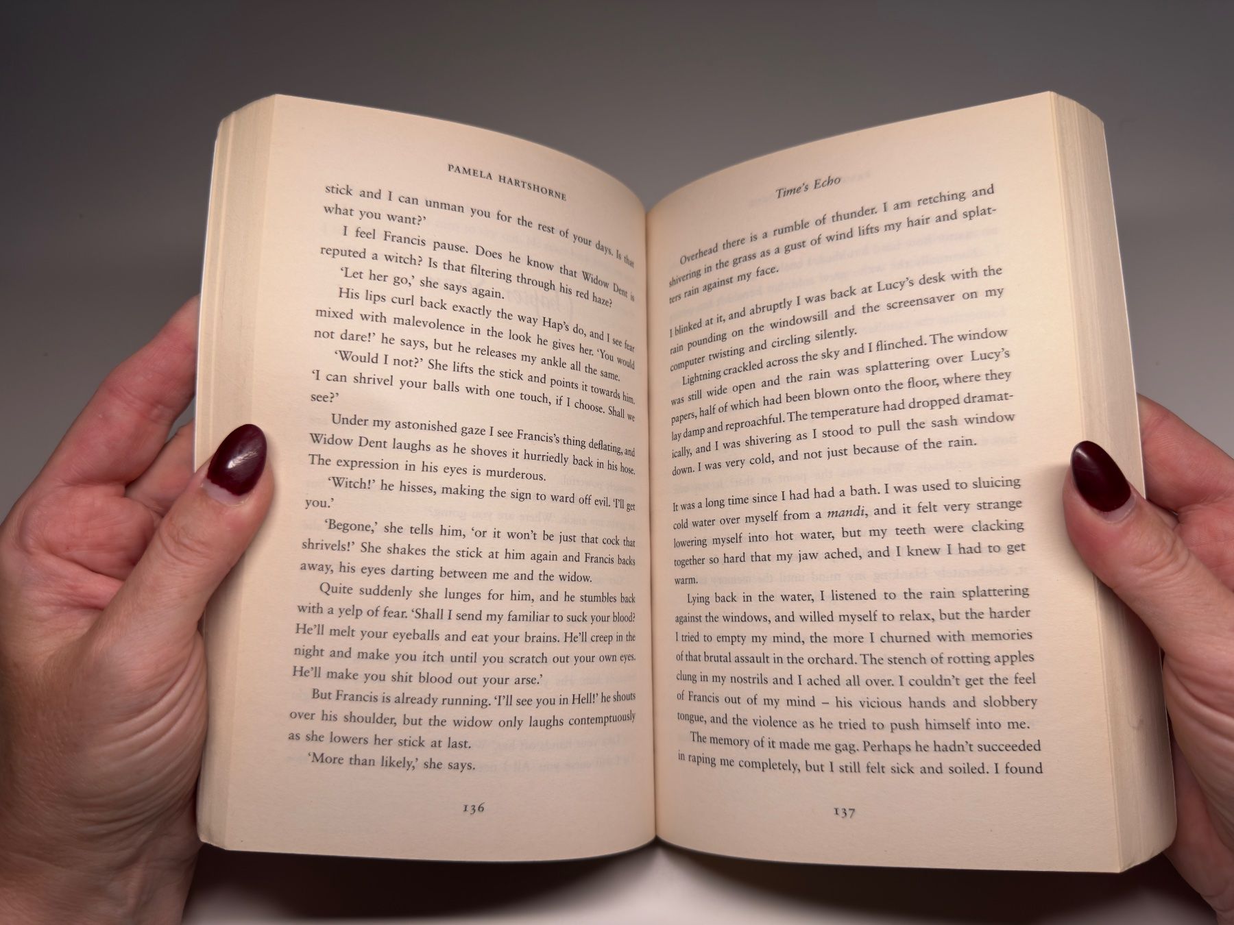 Libri: NOVEL: Pamela Hardshorne, Time's echo – Usato da Grosswangen venduto da English_books 4