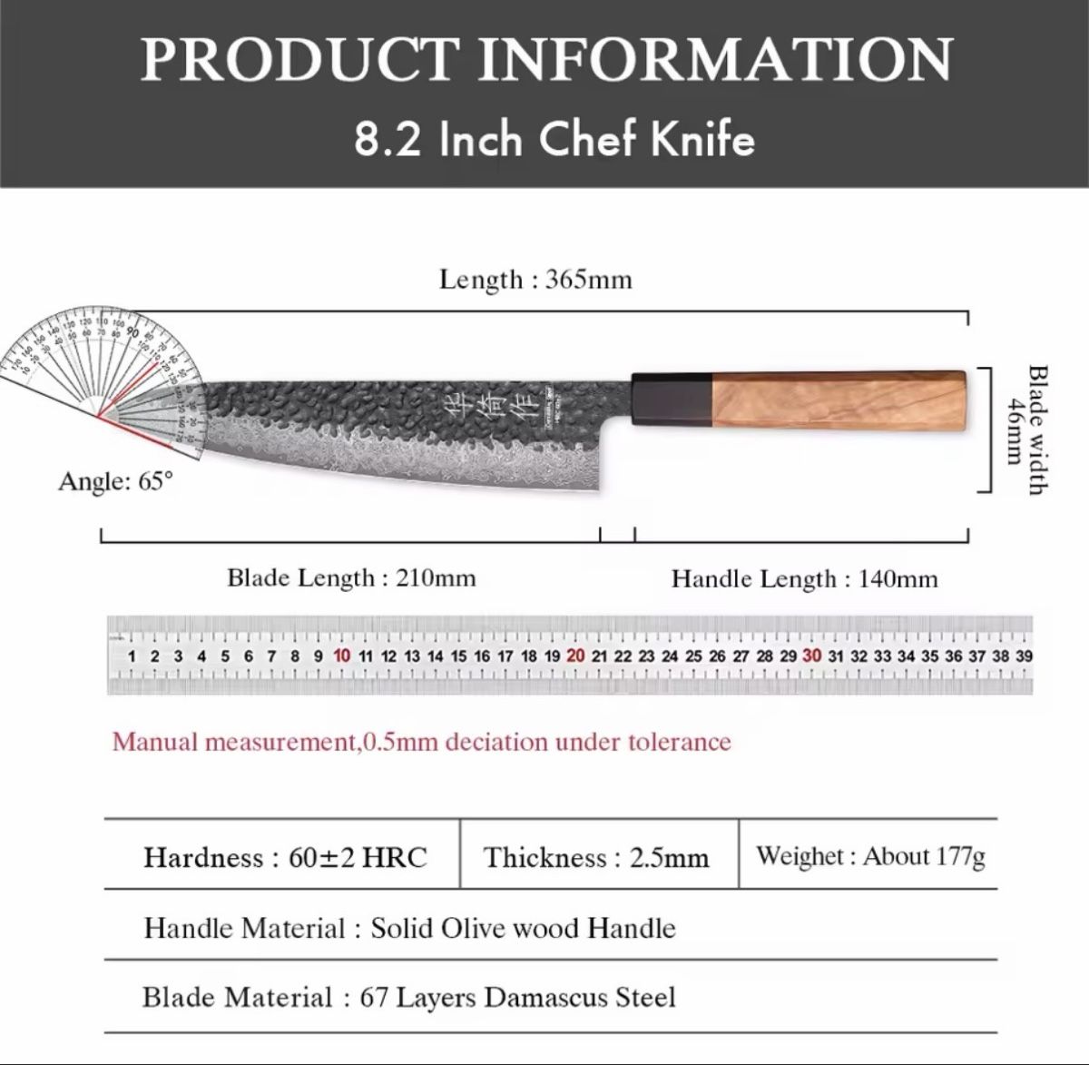 Coltelli da cucina: japanisches Kochmesser – Nuovo (secondo la descrizione) da Arbon venduto da clothes187 1