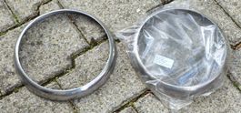 Mini Cooper  Scheinwerfer Ring Edelstahl, neu, Top Zustand!