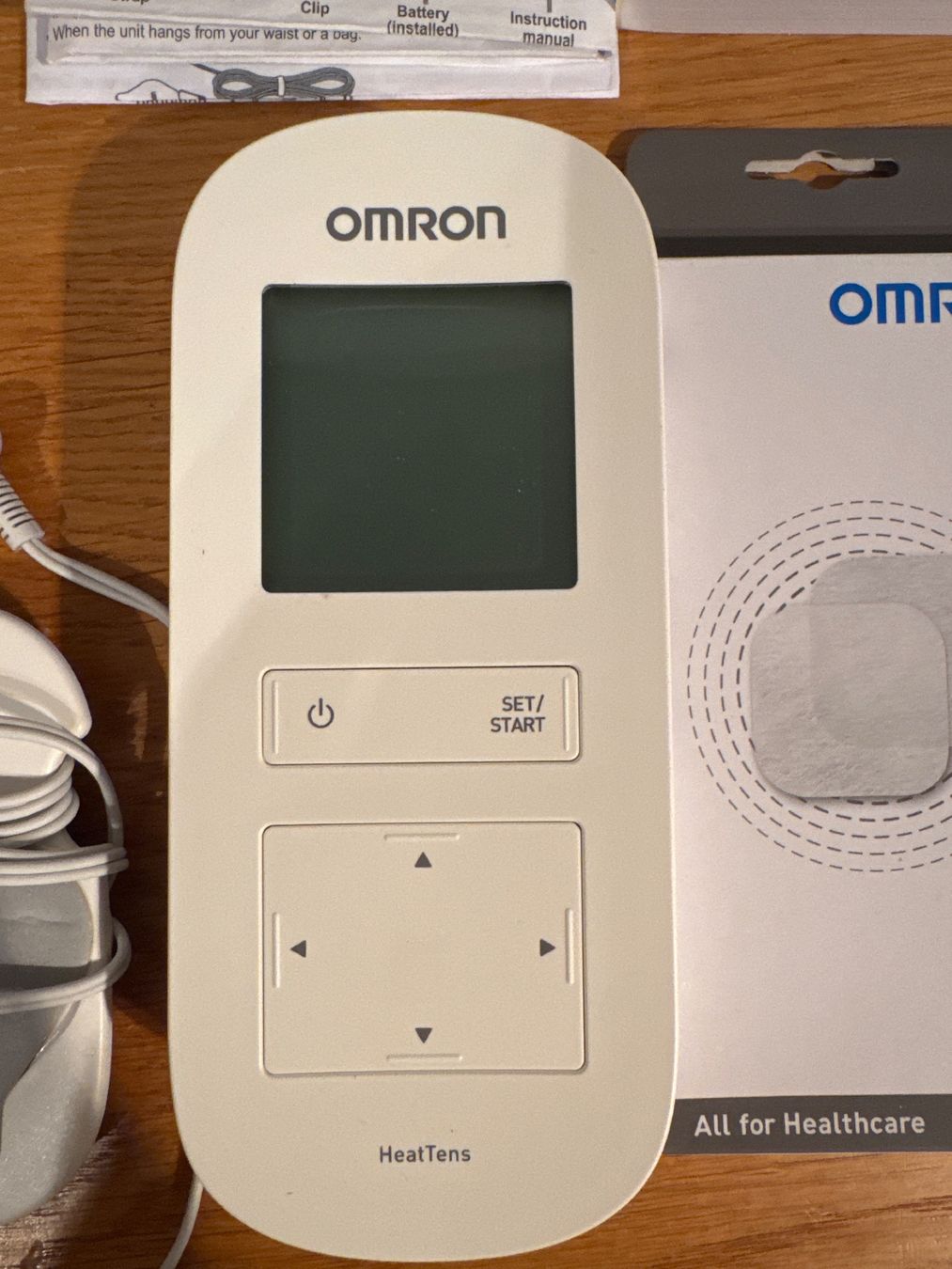 Omron Medizinische Geräte: Omron HeatTens HV-F311-E Schmerzlinderer mit Elektroden – Gebraucht aus Rüti b. Büren von helscherj