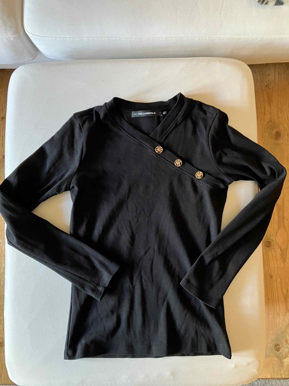 Karl Lagerfeld Camicette: Langarmshirt Karl Lagerfeld – Usato da Klosters venduto da HAK_96