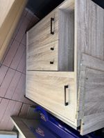 Meuble de rangement bois clair 75x70x30cm - parfait!