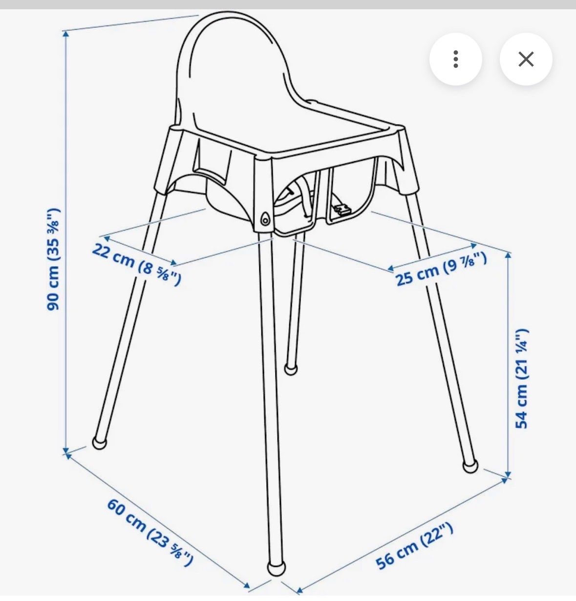 Ikea Seggioloni: IKEA Antilope Kinderhochstuhl – Usato da Birmensdorf ZH venduto da gotoeichi 2